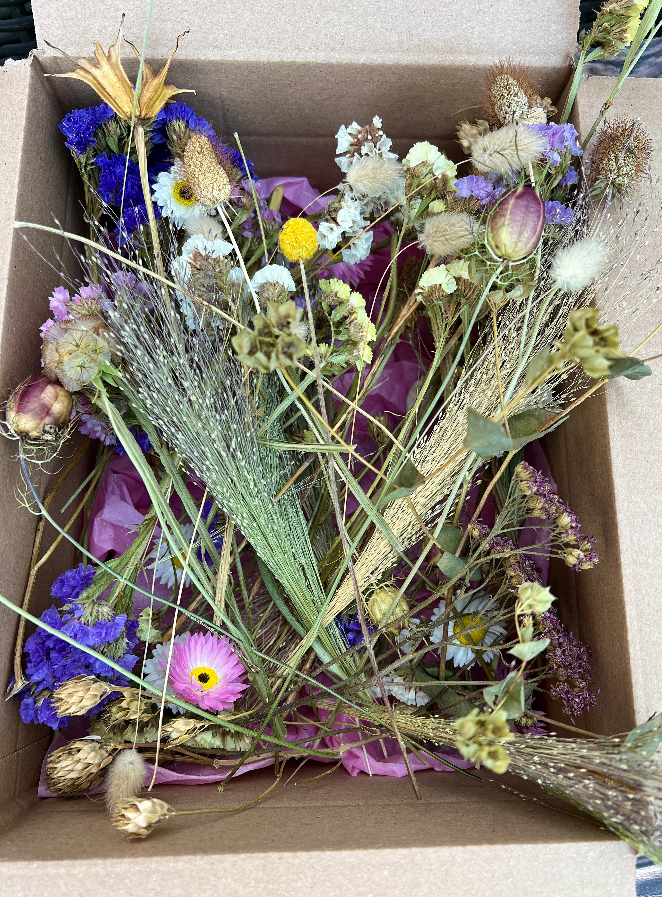 Dried Flower Craft Box